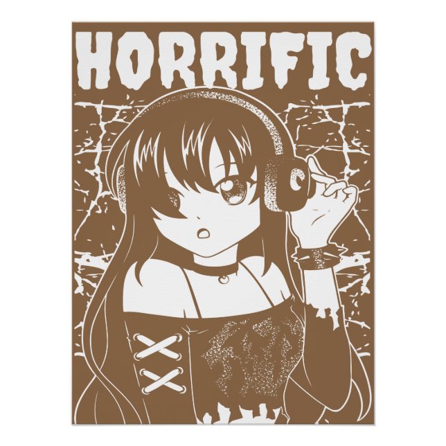 Poster Jolie fille d'anime  (Devant)