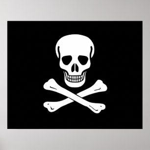 Poster Jolly Roger Pirate Flag