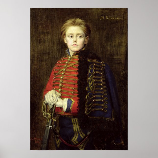 Poster Joseph Bara, jeune homme (Devant)