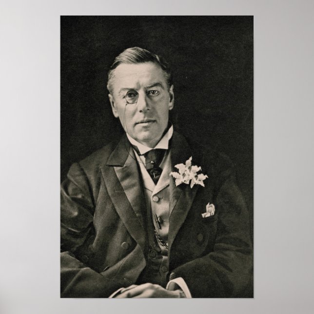 Poster Joseph Chamberlain (Devant)