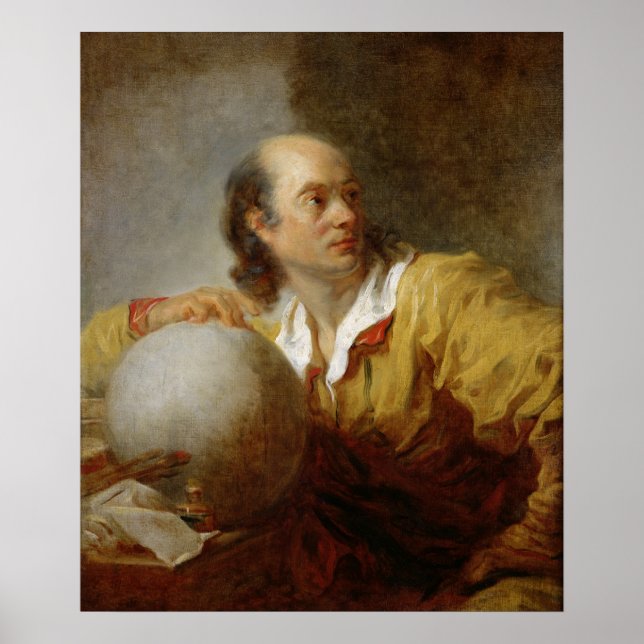 Poster Joseph-Jerome Lefrancois Lalande (Devant)