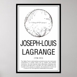 Poster Joseph Louis Lagrange