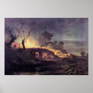 Poster Joseph Mallord Turner - Coalbrookdale