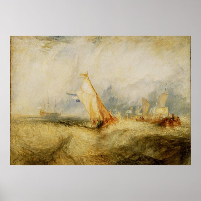 Poster Joseph Mallord William Turner | Van Tromp Going Ab (Devant)