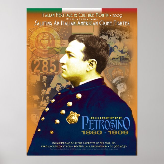 Poster Joseph Petrosino (Devant)