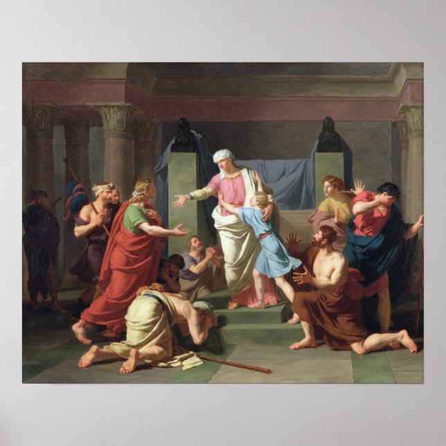 Poster Joseph Reconnu par ses frères, 1789 (Devant)
