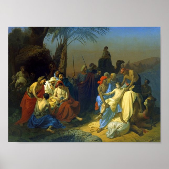 Poster Joseph vendu par ses frères (Gn 37, 18-28) (Devant)