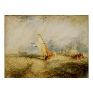 Poster Joseph William Turner  Van Tromp Going Ab