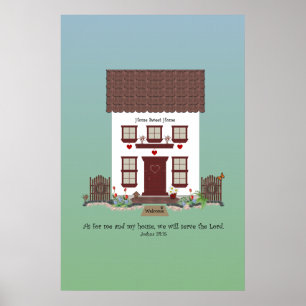 Poster Joshua 24:15  ~ Serve the Lord