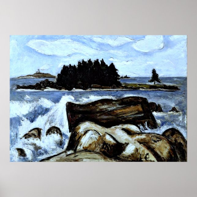 Poster Jotham's Island (aujourd'hui Fox), au large de Ind (Devant)