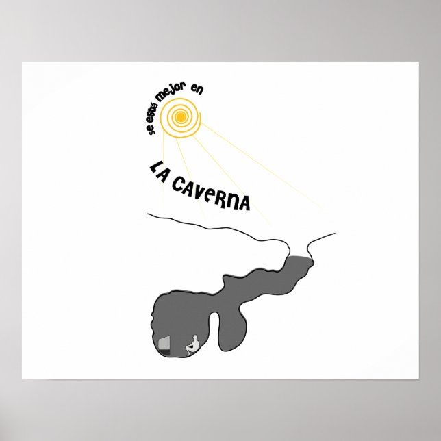 Poster Joueur de Caverna (Devant)