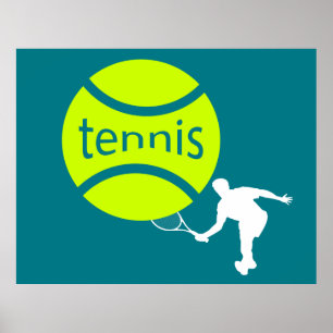 Poster Joueur de tennis