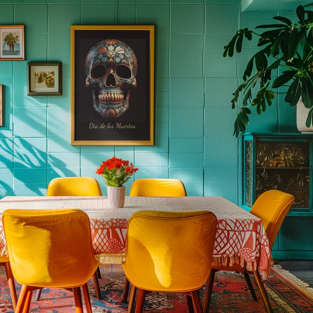 Poster Jour 3D du crâne mort, personnalisé (Créateur téléchargé)