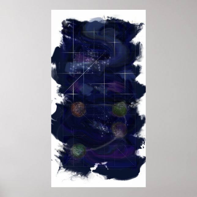 Poster Jour de la Genèse 4 : Étoiles 2014 (Devant)