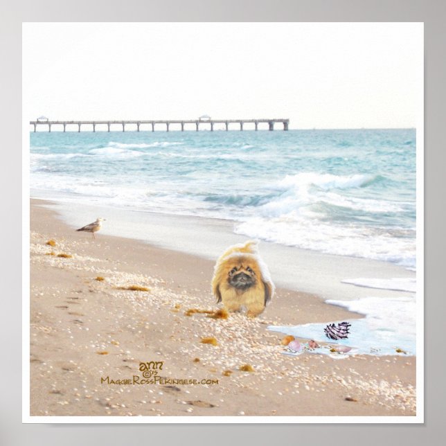 Poster Jour de la plage (Devant)