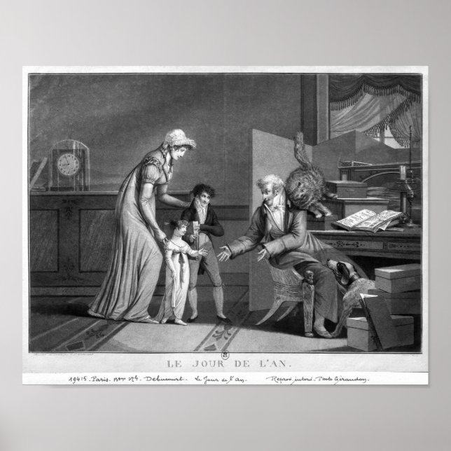Poster Jour de l'An 1807 (Devant)