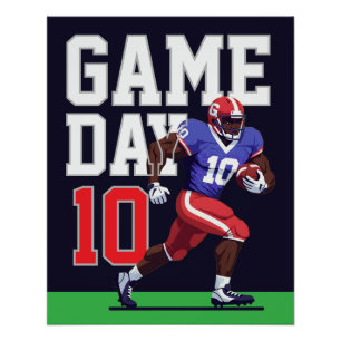 Poster jour de match de Football