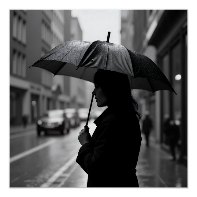 Poster Jour de pluie (Devant)