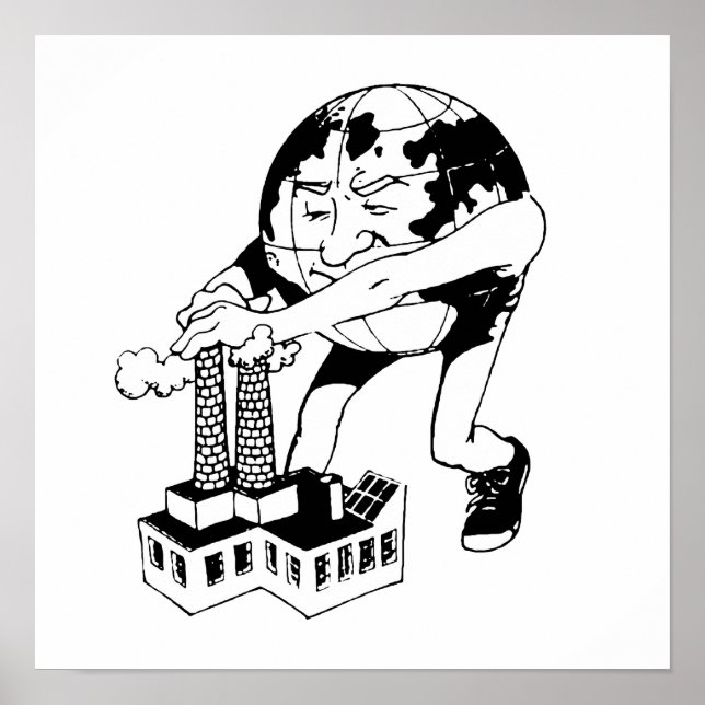 Poster JOUR DES TERRES - Arrêter la pollution (Devant)