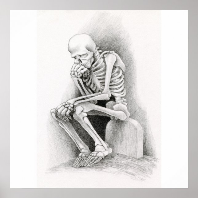 Poster Jour du penseur mort (Devant)