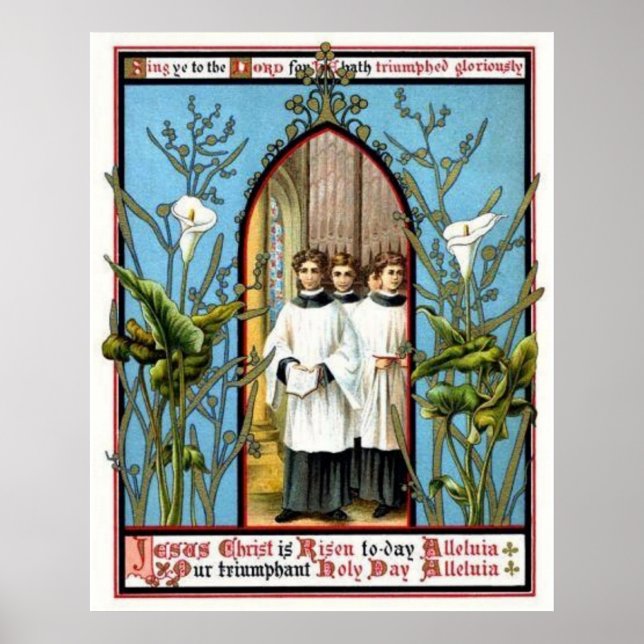 Poster Jour saint triomphant (Devant)