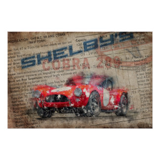 Poster Journal Shelby Cobra 289