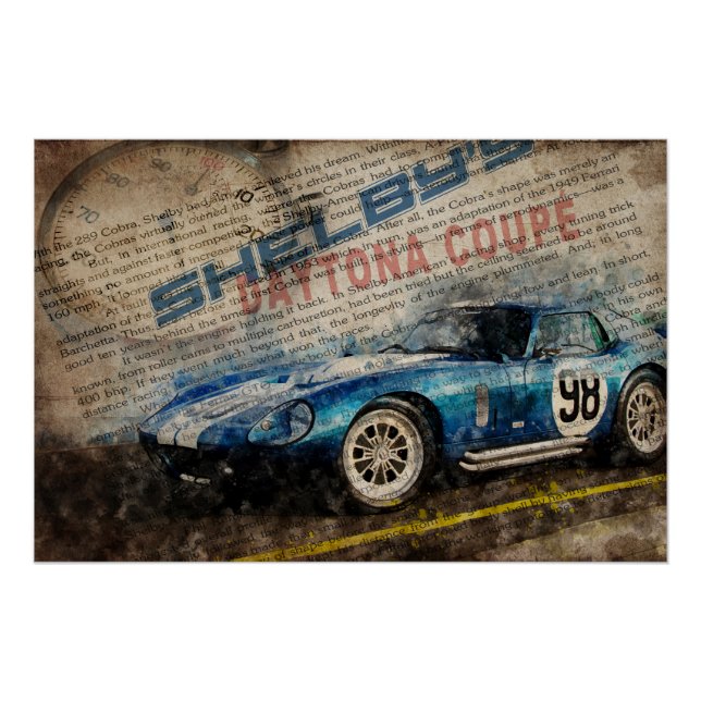 Poster Journal Shelby Daytona Coupe 2 (Devant)
