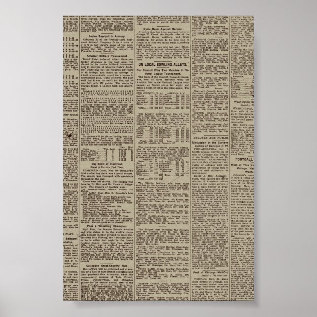 Poster Journal vintage 1902 (Devant)