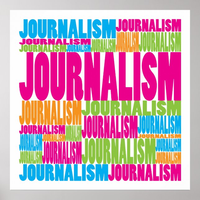 Poster Journalisme coloré (Devant)