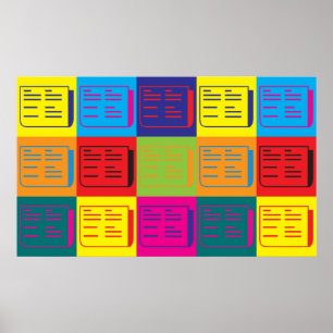 Poster Journalisme Pop Art