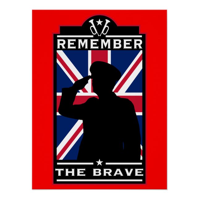 Poster Journée des forces armées britanniques (Devant)