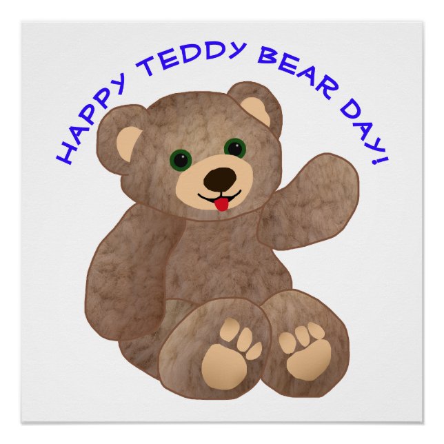 Poster Journée du Teddy Bear (Devant)