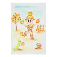 Joyeuse moisson petit gingembre garçon