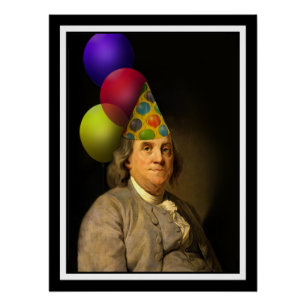Poster Joyeux Anniversaire De Ben Franklin