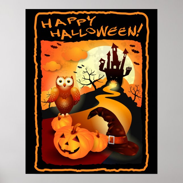 Poster Joyeux Halloween ! (Devant)