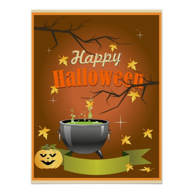 Poster Joyeux Halloween (Devant)