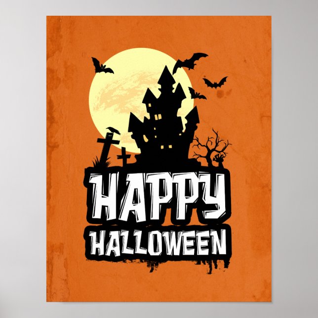 Poster Joyeux Halloween (Devant)