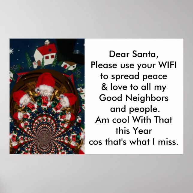 Poster Joyeux Noël (Devant)