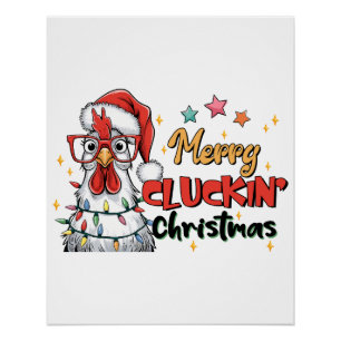 Poster Joyeux Noël cadeau de Noël