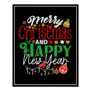 Poster Joyeux Noël et Bonne Année-67342