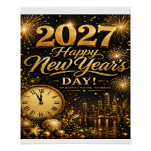 Joyeux Nouvel An 2027 | Feux d'Artifice Luxueux en