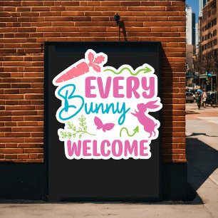 Poster Joyeux Pâques. Oeufs mignons