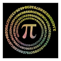 Joyeux Pi Day Funny School Math Spiral Texte