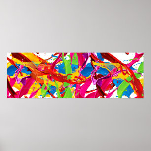 Poster Joyeux plateau de peinture