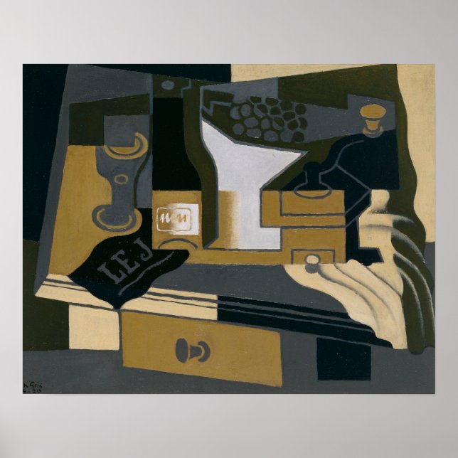 Poster Juan Gris - Broyeur de café (Devant)