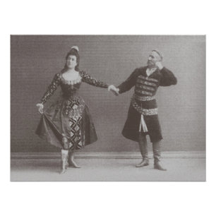 Poster Julia et Felix Kschessinsky dans le mazu