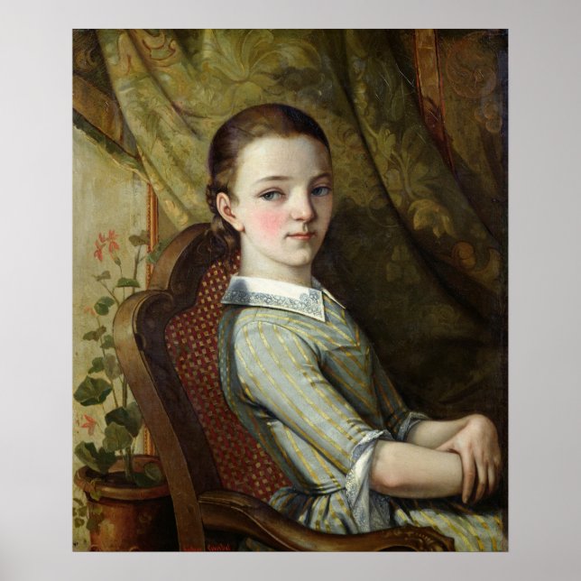 Poster Juliette Courbet 1844 (Devant)