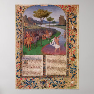 Poster Julius César Traversant le Rubicon, vers 1470