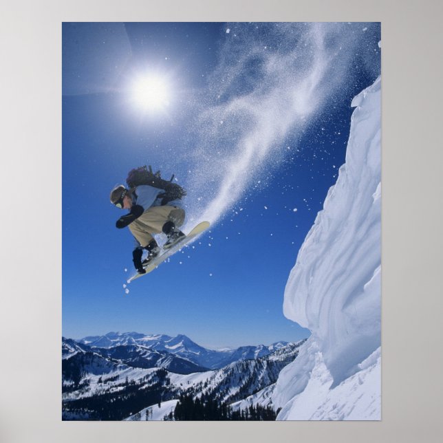 Poster Jumping into Snake Creek Canyon from Clayton 3 (Devant)