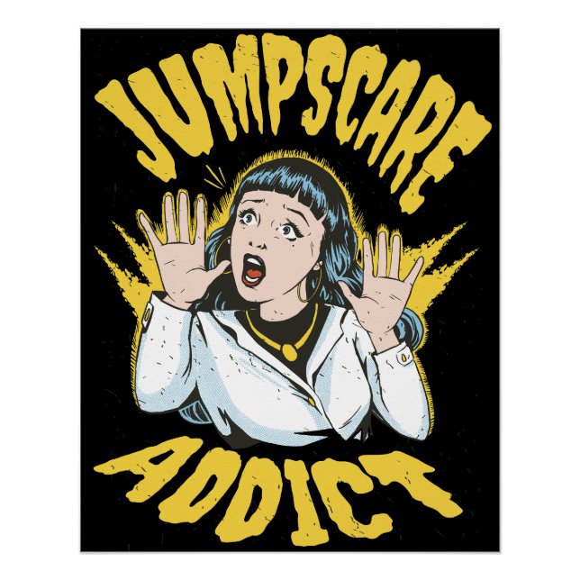 Poster  Jumpscare Addict  (Devant)
